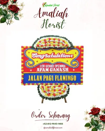 Bunga Papan Congratulation di Sibanggede